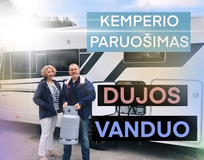 Kemperio paruošimas kelionei per vieną dieną